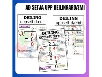 Deiling - uppsett dæmi