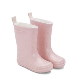 Bundgard Regnstígvél fóðruð Bleik glimmer