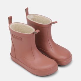 Bundgaard Rain regnstígvél léttfóðruð millihá Blush bleik