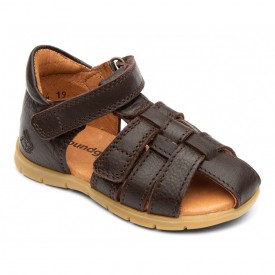 Bundgaard Bali leðursandalar Dökkbrúnir St 21-25