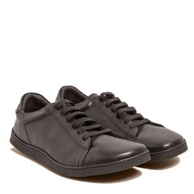 El Naturalista Origen Barefoot leðurskór reimaðir Svartir