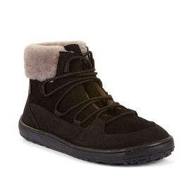 Froddo Barefoot String Fur Tex kuldaskór ullarfóðraðir Svartir
