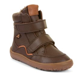 Froddo Barefoot ullarfóðraðir Tex kuldaskór háir Dökkbrúnir