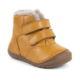 Froddo Paix Winter kuldaskór úr leðri með ullarfóðri Mustard Gulir