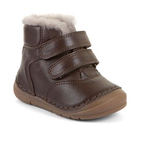 Froddo Paix Winter kuldaskór úr leðri með ullarfóðri Dökkbrúnir