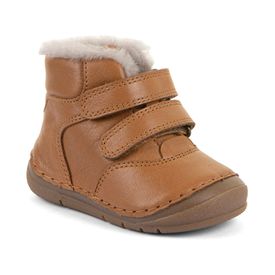 Froddo paix Winter kuldaskór úr leðri með ullarfóðri Cognac brúnir