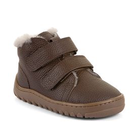 Froddo Barefoot Furry lægri kuldaskór franskur lás Dökkbrúnir