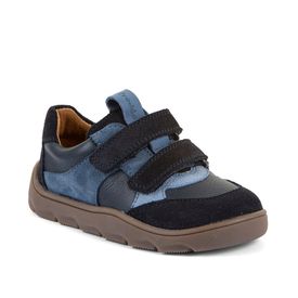 Froddo Barefoot Zeru leðurskór franskur lás Dökkbláir2