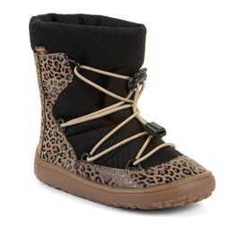 Froddo Barefoot Pull on Tex kuldastígvél Leopard