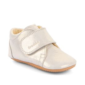 Froddo Classic leðurinniskór franskur lás Hvítgylltir