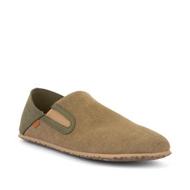 Froddo Barefoot Flexy Slip on Canvas inniskór Kaki grænir