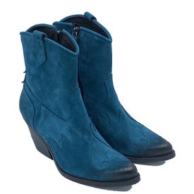 History 541 India kúrekastígvél lág Atlantick blágræn