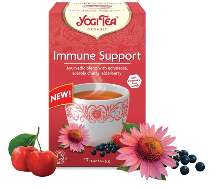 Yogi Tea Immune Support 17 tepokar Netverslun Heilsuhússins