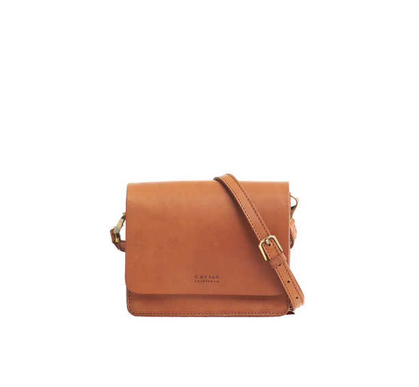 cognac bag leather