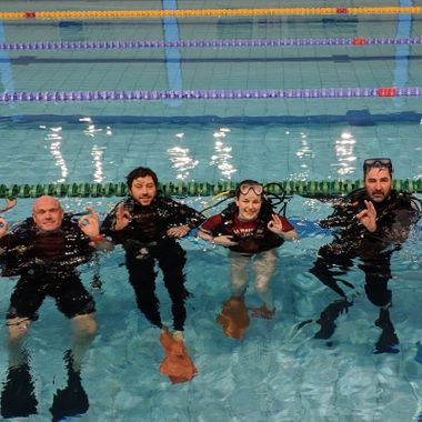 Prufuköfun hjá Dive