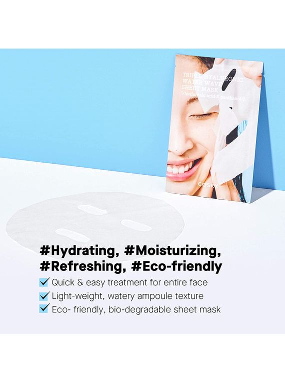 Cosrx Hydrium Triple Hyaluronic Water Wave Sheet Mask Shine