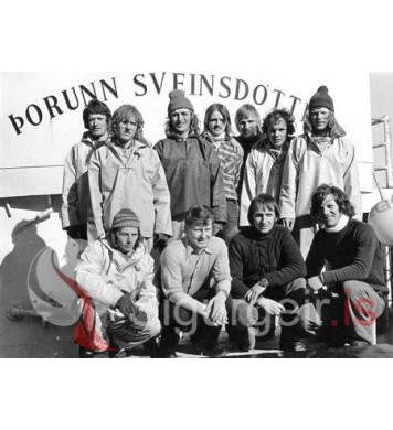 Áhöfnin á Þórunni Sveinsdóttur VE-401.