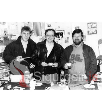 Ómar Garðars, Siggi Einars og Goggi í Klöpp.