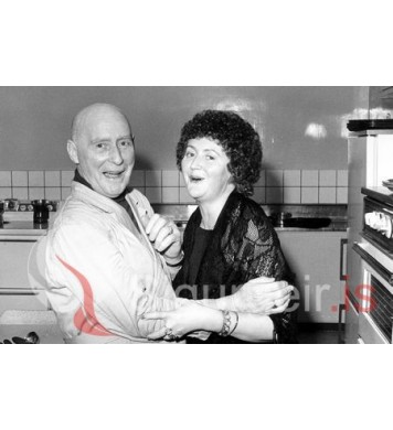 Í eldhúsinu í höllinni.