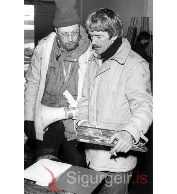 Við tökur á kvikmyndinni Nýtt líf.