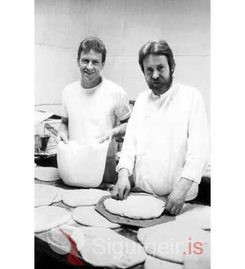 Bakarabræðurnir Bergur og Andrés.