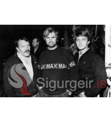 Siggi Labba, Jói á Þristinum og Hólmgeir.