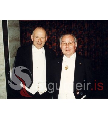 Tóti í Geisla og Sveinbjörn. 