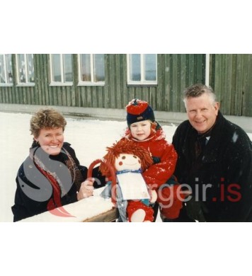 Bragi, Laufey og Birta Baldursdóttir.