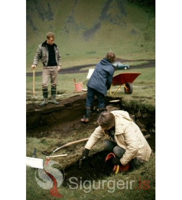 Fornleifauppgröftur.