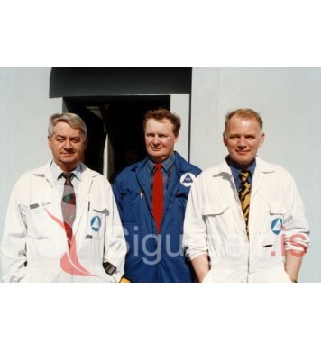 Gústi í Mjölni, Óskar og Bryngeir.