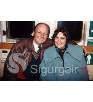 Eyfi á Vestmannaey og Inga.