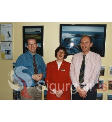 Elías, Hrefna og Örn.