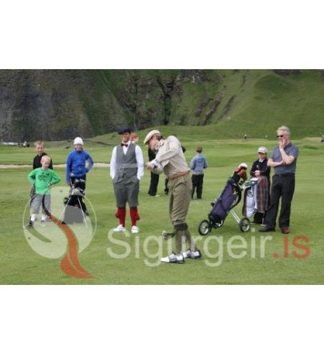 Styrktargolfmót í Eyjum.