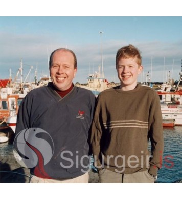 Sr. Kristján Björnsson og Bjarni Benedikt.