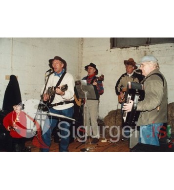 Hljómsveitin Eymenn. 