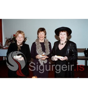 Erna Björk, Kolbrún og Sigga í Skuld.