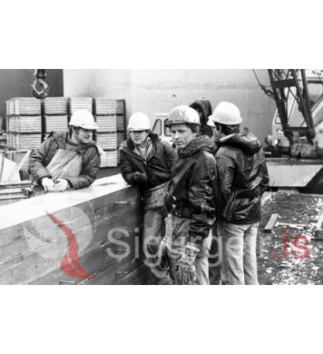 Byggingaiðnaðarmenn.