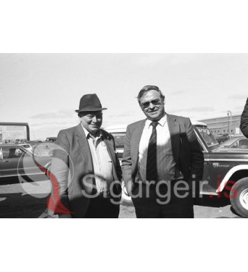 Gulli í Gerði og Gísli Jónasson.