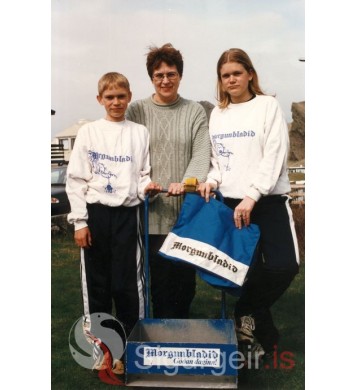 Geirrún, Sæþór og Helga.