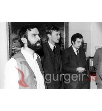 Gísli Helgason, Óli El. og Siggi Jóns.