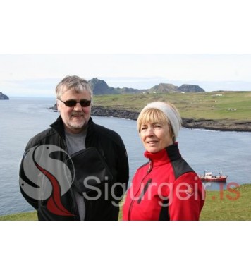 Inga Andersen og Óskar á Háeyri.