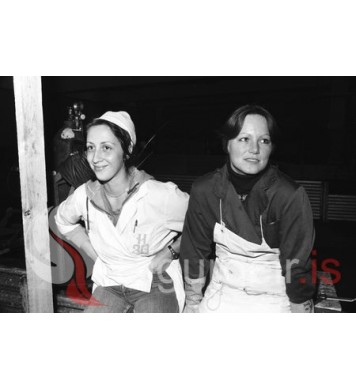 Guðrún Lísa og Sirrý.