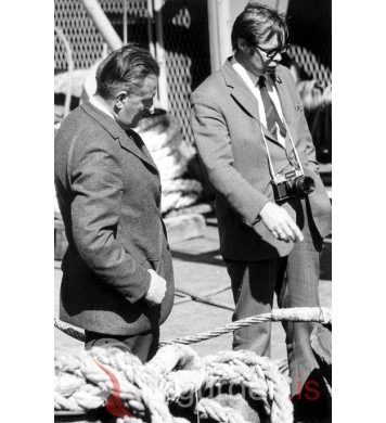 Jón lóðs og Ólafur Gunnarsson.