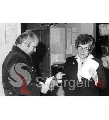 Svenni Tomm og Silla í Bólstaðarhlíð.