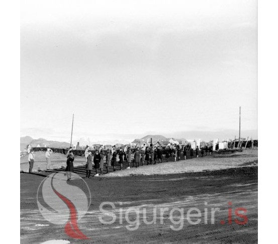 Heiðursvörður.