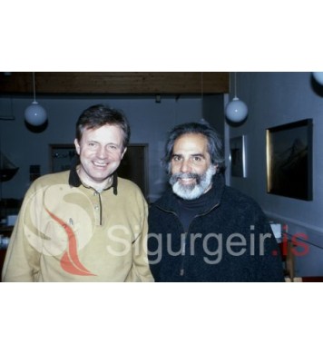 Hallur Hallsson og Charles Vinick.