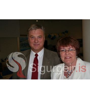 Gísli Valtýss. og Hanna.