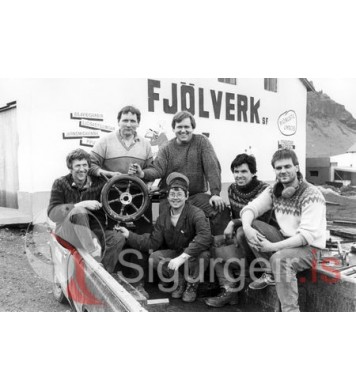 Starfsmenn Fjölverks.