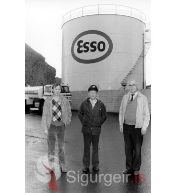 Starfsmenn Esso.