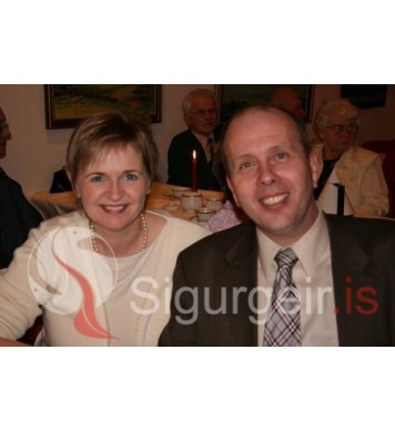 Guðrún Helga og sr. Kristján.